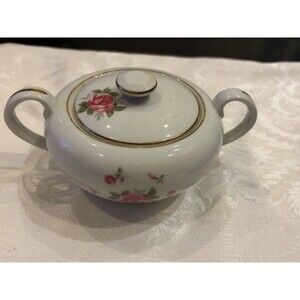 Fine China, Japan Gemini Rose sugar bowl